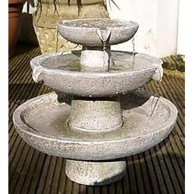 3 TIER SOLAR WATER FEATURE