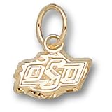 Oklahoma State University New Fire OSU 1/4 Pendant (14kt)