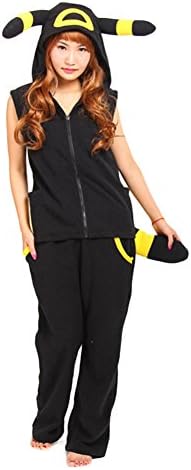 Magydre Yellow Umbreon Sleeveless Animal Unisex Sleep Wear Pajamas Cosplay US X-Large Size