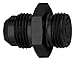 Fragola Aluminum Metric Adapter, -12 AN x M12 x 1.5 - Black