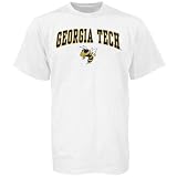 Georgia Tech Yellow Jackets White Youth Bare Essentials T-shirt