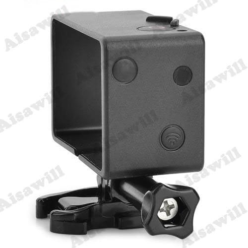 Plastic Extension BacPac Frame Mount + Fast Assembling Plug + Screw for Gopro Hero 3 - Black