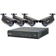 Q-SEE 8CH Business/Residential DVR with 4 IR 480 Line Cameras and 500Gb Drive