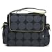 OiOi Baby Dot Messenger Bag, Char/Lime