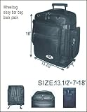 Motorcycle Sissy T Bar Bags Back Pack Luggage Wheelbag