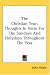 Book The Christian Year: Thoughts in Verse for the Sundays And Holydays Throughout the Year