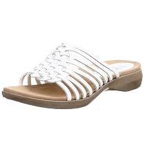 Easy Spirit Women's Ellie Sandal,White/White,7 M