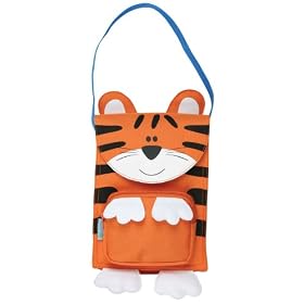 Stephen Joseph SJ4285 Snack Sac Soft-Sided Lunch Bag for Kids, Tiger by Stephen Joseph