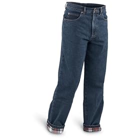 34 Inseam Guide Gear® Flannel - lined Denim Jeans by Guide Gear