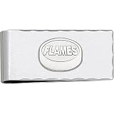 LogoArt Calgary Flames Silver Money Clip - Calgary Flames One Size