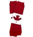 #93 Team Canada Maple Leaf baby leg warmers for girl or boy toddler child by My Little Legs