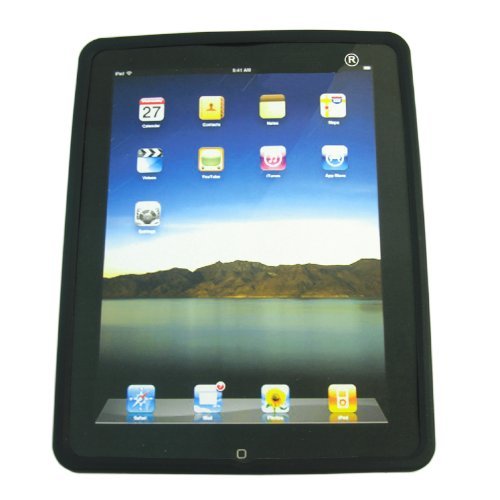 Black Silicone Skin for Apple iPad