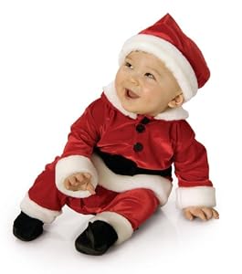 Baby Velvet Santa Costume (Size 6 Months)