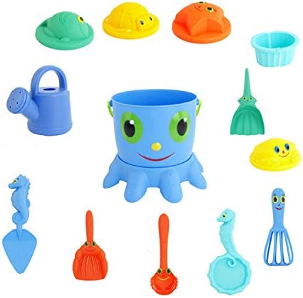 Platoyer Baby Beach Set Toys 14Pcs Beach Sand Toys