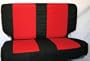 Rampage 5047121 Comfort Combo Pack Black Rear Seat Cover
