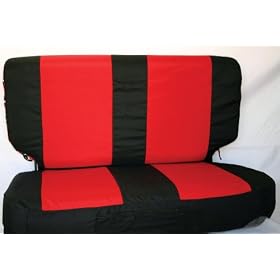 Rampage 5047121 Comfort Combo Pack Black Rear Seat Cover