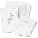 Hortense B. Hewitt 50 Count Triple Pearl Border Invitation Kit