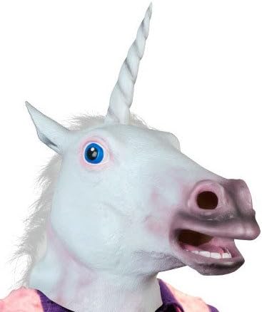 Unicorn Latex Head Mask
