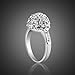 Fashion Plaza Spark Ring with Cubic Zircon Element R50