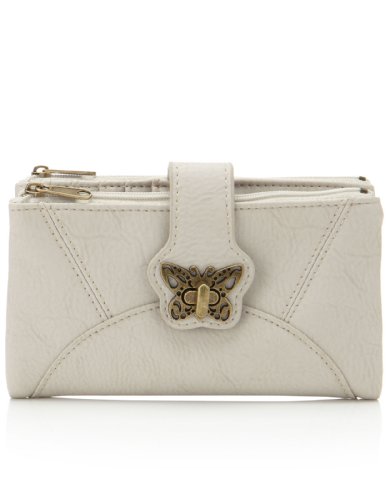 Accessorize Womens Butterfly Soft Foldover Wallet
