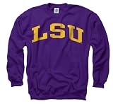 LSU Tigers Purple Arch Crewneck Sweatshirt