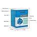 Eflar Code Electronic Money Bank,Mini ATM Coin Saving Banks,Coin Saving Boxes,Toys Gifts Birthday Gifts ATM Bank for Kids - Blue