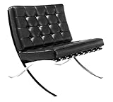 E-comfort バルセロナチェア プレミアムエディション プレミアムレザー ブラック CH7002AML06 24188