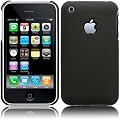 BLACK ARMOUR BACK SHELL CASE FOR IPHONE 3 3G 3GS WITH 2 SCREEN PROTECTORS
