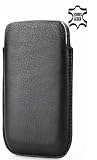 Nokia N86 N 86 8GB Lederetui Holster Handytasche Handyetui - Black Edition