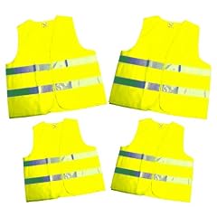 Warnwesten-Set (4 St�ck) f�r 2 Erwachsene und 2 Kinder. Schutz f�r die ganze Familie bei Autopannen.