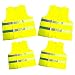 Warnwesten-Set (4 St�ck) f�r 2 Erwachsene und 2 Kinder. Schutz f�r die ganze Familie bei Autopannen.