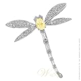 STUDIO 925: *BABY YELLOW DRAGONFLY PIN*