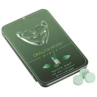 Oral Fixation Mints Mojito Mint, Lime Mint Cocktails, 0.8-Ounce Tins (Pack of 12)