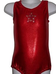 Leotard Red Olympic Style
