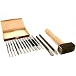 15 Steel Stone Chisels Hammer Rock Lapidary Hand Tools
