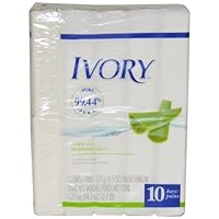 Ivory Bar Soap, Aloe, 4 oz, 10 ct, 3 pk