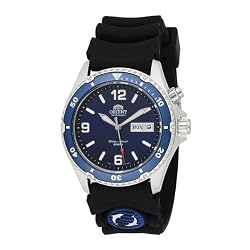 Orient Men's CEM65005D 'Blue Mako' Automatic Rubber Strap Dive Watch