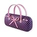 Small Dots with Bow Eyeglass Case Handbag (Purple)