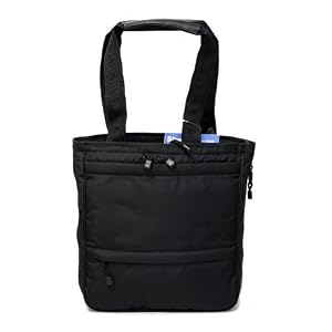 ASUS Eee PC 1005HA-VU1X-WT 10.1-Inch White Netbook carrying City Vertical Zip Utility Tote Bag (BLACK)