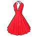 ILover Women's 1950s Vintage Marilyn Monroe Rockabilly large swing Dress