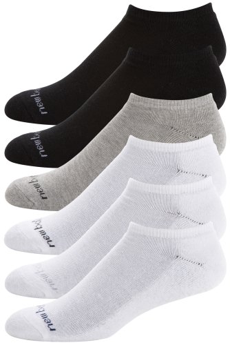 New Balance Men's 1/2 Cushion No Show Assorted 6-Pack Sock