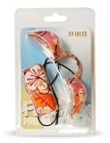 Fashion Podz Tanning Goggles Eyewear Tropical Pink & Orange