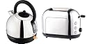 KENWOOD 1.7 LITRE STAINLESS STEEL DOME KETTLE (SK630A) & 2 SLICE STAINLESS STEEL TOASTER (TTM332) COMBINATION SET