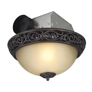 Craftmade Lighting TFV70L-AIORB Decorative Bathroom Exhaust Fan Iron Scroll Oil Finish