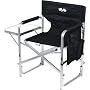 Ming's Mark SL1204-BLACK/FLAG Black and Flag Full Back Folding Director's Chair