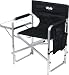 Ming's Mark SL1204-BLACK/FLAG Black and Flag Full Back Folding Director's Chair