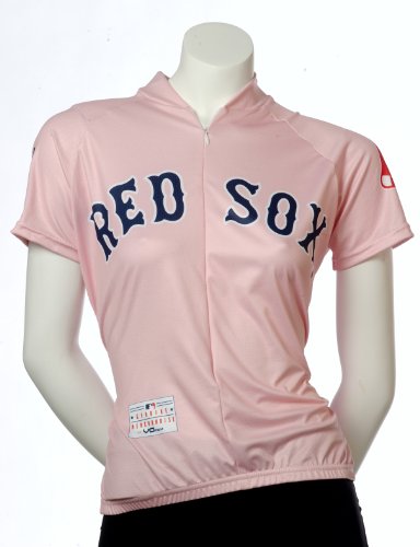 MLB Boston Red Sox Women's Pink Cycling Jersey, Pink, X-Large
