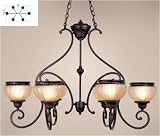 Aladdin Rustic Copper Chandelier 25.5 W