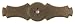 Top Knobs-Tuscany Collection M169 Celtic Backplate in Rust