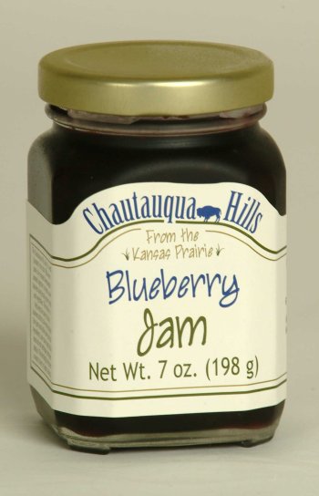 Chautauqua Hills Blueberry Jam, 7 Ounce by The Red Buffalo